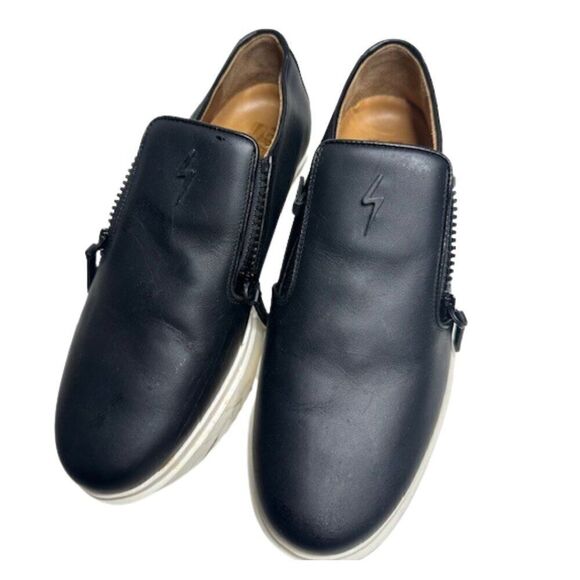 Giuseppe Zanotti Women's Black Fashion Sneakers with zip sides in Size 10 US - Picture 4 of 13